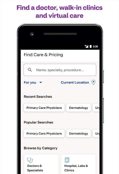Aetna Health app screenshot 4