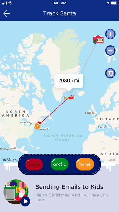 Santa Tracker – Track Santa app screenshot 2