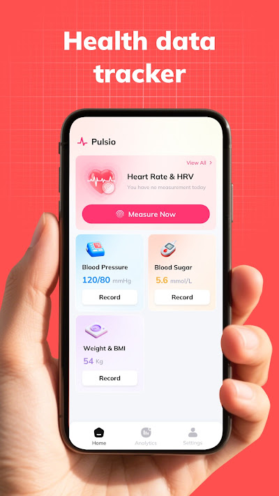 Pulsio – Health Data Tracker app screenshot 1