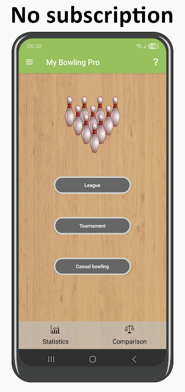 My Bowling Scoreboard Pro app screenshot 1
