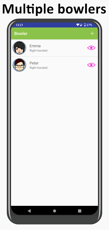 My Bowling Scoreboard Pro app screenshot 2
