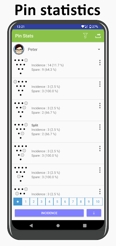 My Bowling Scoreboard Pro app screenshot 3