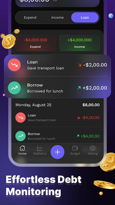 Money Control – Loan Tracker app screenshot 4